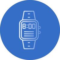 Time Flat Bubble Icon vector