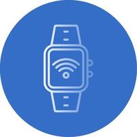 Wi-fi Flat Bubble Icon vector