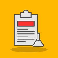 Experiments Filled Shadow Icon vector