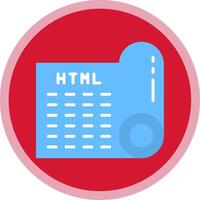 Blueprint Flat Multi Circle Icon vector