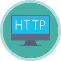 http Galleta plano multi circulo icono vector