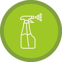 Sprayer Line Multi Circle Icon vector