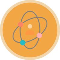 User Experience Flat Multi Circle Icon vector