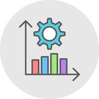 Productivity Line Filled Light Icon vector