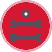 Tools Flat Multi Circle Icon vector