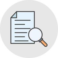 Compliance Line Filled Light Icon vector