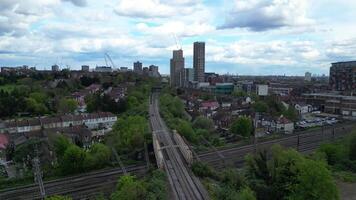 High Angle View of Central Wembley London City of England United Kingdom, April 17th, 2024 video