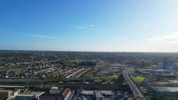 Aerial View of West Brent Cross City Centre London, England United Kingdom. April 12th, 2024 video