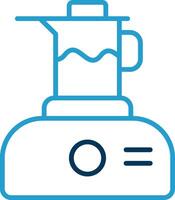 Juicer Line Blue Two Color Icon vector