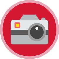 Photography Flat Multi Circle Icon vector