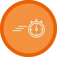 Timer Line Multi Circle Icon vector