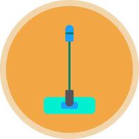 Mop Flat Multi Circle Icon vector