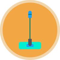 Mop Flat Multi Circle Icon vector