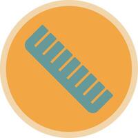 Comb Flat Multi Circle Icon vector