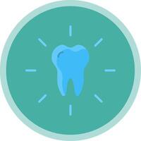 Dental Care Flat Multi Circle Icon vector