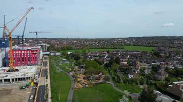 High Angle View of Brest Cross City Centre London, England United Kingdom. April 12th, 2024 video