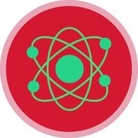 Atomic Flat Multi Circle Icon vector