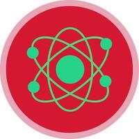 Atomic Flat Multi Circle Icon vector