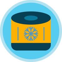 Air Filter Flat Multi Circle Icon vector