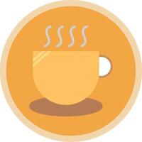 Cup Flat Multi Circle Icon vector