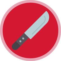 Knife Flat Multi Circle Icon vector