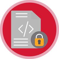 Protected Flat Multi Circle Icon vector