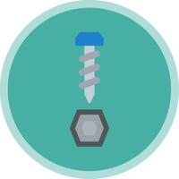 Ironware Flat Multi Circle Icon vector