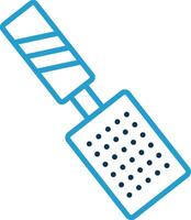 Grater Line Blue Two Color Icon vector
