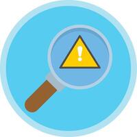 Danger Flat Multi Circle Icon vector