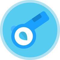 Whistle Flat Multi Circle Icon vector