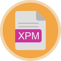 XPM File Format Flat Multi Circle Icon vector