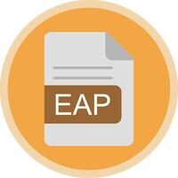 EAP File Format Flat Multi Circle Icon vector