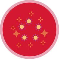 Lights Flat Multi Circle Icon vector