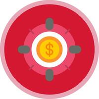 Target Flat Multi Circle Icon vector