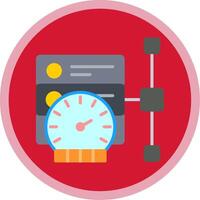 Performance Flat Multi Circle Icon vector