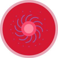 Black Hole Flat Multi Circle Icon vector