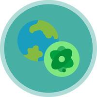 Sci Fi Flat Multi Circle Icon vector