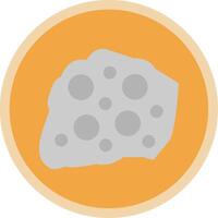 Rock Flat Multi Circle Icon vector