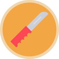 Pocket Knife Flat Multi Circle Icon vector