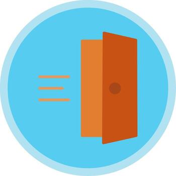 entrada plano multi circulo icono vector