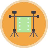 Chroma Flat Multi Circle Icon vector