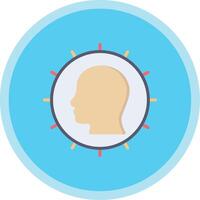 User Flat Multi Circle Icon vector