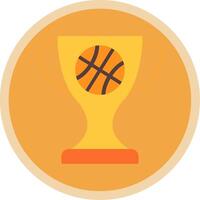 Basketball Flat Multi Circle Icon vector