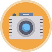 Photography Flat Multi Circle Icon vector