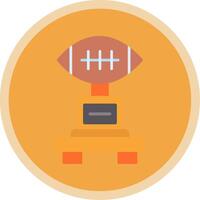 Football Flat Multi Circle Icon vector