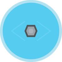 Bracket Flat Multi Circle Icon vector