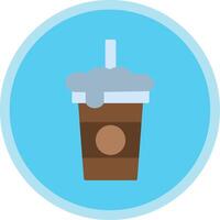 Soda Flat Multi Circle Icon vector