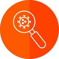 Detection Line Yellow White Icon vector
