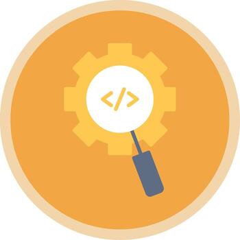 Optimization Flat Multi Circle Icon vector