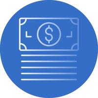 Currency Flat Bubble Icon vector